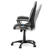 Dětská židle, houpací mechanismus, černá látka, KA-L611 BLUE