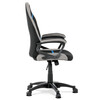 Dětská židle, houpací mechanismus, černá látka, KA-L611 BLUE