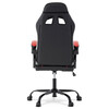 Herní křeslo, houpací mechanismus, červená ekokůže, KA-L626 RED