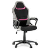 Dětská židle, houpací mechanismus, růžová látka, KA-L611 PINK