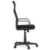 Kancelářská židle, houpací mechanismus, černá síťovina, KA-L601 BK