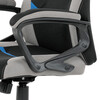 Dětská židle, houpací mechanismus, černá látka, KA-L611 BLUE