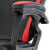 Herní křeslo, houpací mechanismus, červená ekokůže, KA-L626 RED