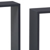 Polička, mdf, šedá, P-008 GREY2