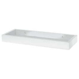 Polička, mdf, bílá, P-010 WT
