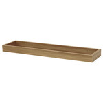Polička, mdf, hnědá, P-011 OAK