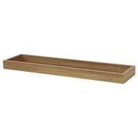 Polička, mdf, hnědá, P-011 OAK