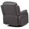 Polohovací křeslo, šedá, látka, TV-4086 GREY