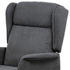 Polohovací křeslo, elektrické kabelové ovládání, šedá, látka, TV-1190 GREY2