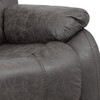 Polohovací křeslo, šedá, látka, TV-4086 GREY