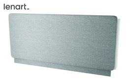 Polstrovaný záhlavník k posteli CP šedá 140 cm látka šedá