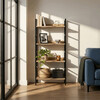 Regál, mdf, hnědá, GD-314 OAK
