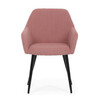 Jídelní židle, růžová, manšestrová látka, DCH-V4009 PINK6