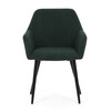 Jídelní židle, zelená, manšestrová látka, DCH-V4009 GRN6