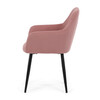 Jídelní židle, růžová, manšestrová látka, DCH-V4009 PINK6