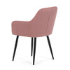 Jídelní židle, růžová, manšestrová látka, DCH-V4009 PINK6