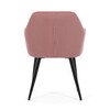 Jídelní židle, růžová, manšestrová látka, DCH-V4009 PINK6