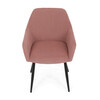 Jídelní židle, růžová, manšestrová látka, DCH-V4009 PINK6