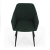Jídelní židle, zelená, manšestrová látka, DCH-V4009 GRN6