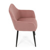 Jídelní židle, růžová, manšestrová látka, DCH-V4009 PINK6