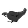Relaxační křeslo, elektrické zabudované ovládání, šedá, látka, TV-B3973 GREY2