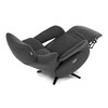 Relaxační křeslo, elektrické zabudované ovládání, šedá, látka, TV-B3973 GREY2