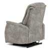 Polohovací křeslo, elektrické zabudované ovládání, šedá, látka vintage, TV-Q8575 GREY3
