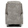Polohovací křeslo, elektrické zabudované ovládání, šedá, látka vintage, TV-Q8575 GREY3