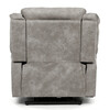 Polohovací křeslo, elektrické zabudované ovládání, šedá, látka vintage, TV-Q8668 GREY3