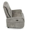 Polohovací křeslo, elektrické zabudované ovládání, šedá, látka vintage, TV-Q8575 GREY3
