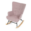 Houpací křeslo, růžová, látka, AK-371 PINK2
