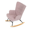 Houpací křeslo, růžová, látka, AK-371 PINK2