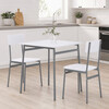 Jídelní set s 2 židlemi, 70x70x76cm, mdf AUT-O2122 WT