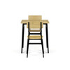 Jídelní set s 2 židlemi, 70x70x76cm, mdf, divoký dub, AUT-O2121 OAK
