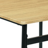 Jídelní set s 4 židlemi, 110x70x76cm, mdf, divoký dub, AUT-O2155 OAK