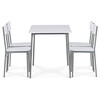Jídelní set s 4 židlemi, 110x70x76cm, mdf AUT-O2156 WT
