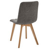 Jídelní židle, šedá, látka, CT-291 GREY2