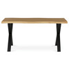 Jídelní stůl 160x90cm, mdf, divoký dub, HT-F4316 OAK