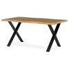 Jídelní stůl 160x90cm, mdf, divoký dub, HT-F4316 OAK
