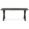 Jídelní stůl 180x90cm, mdf, šedý dub, HT-F4318 GREY