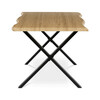 Jídelní stůl 180x90cm, mdf, divoký dub, HT-F4318 OAK
