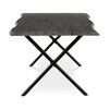 Jídelní stůl 210x100cm, mdf, šedý dub, HT-F4321 GREY
