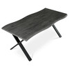 Jídelní stůl 180x90cm, mdf, šedý dub, HT-F4318 GREY