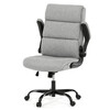 Kancelářské křeslo, houpací mechanismus, šedá látka, KA-K3104 GREY