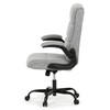 Kancelářské křeslo, houpací mechanismus, šedá látka, KA-K3104 GREY