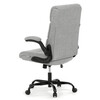 Kancelářské křeslo, houpací mechanismus, šedá látka, KA-K3104 GREY