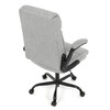 Kancelářské křeslo, houpací mechanismus, šedá látka, KA-K3104 GREY