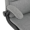 Kancelářské křeslo, houpací mechanismus, šedá látka, KA-K3104 GREY