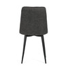 Jídelní židle, šedá, látka, CT-G2048 GREY2