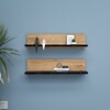 SHELF nástěnné police, černá